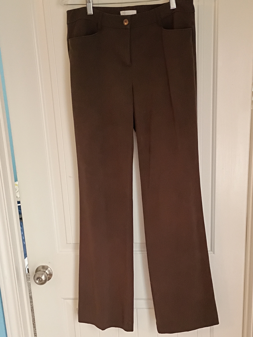 New York & Company Chocolate Brown Boot Cut Pants